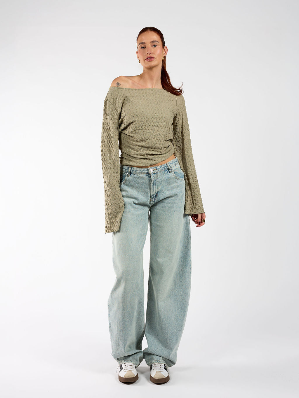 Rae Balloon Jeans | Mid-waist | Vintage blue | Tall