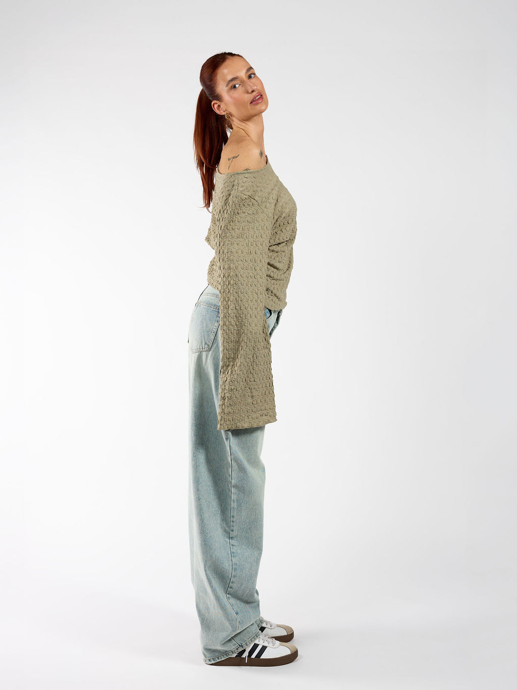 Rae Balloon Jeans | Mid-waist | Vintage blue | Tall